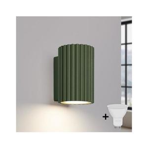 Brilagi - Aplica de perete LED CRESTO 1xGU10/10W/230V 10 cm verde imagine