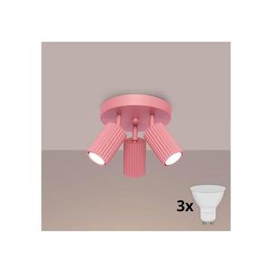 Brilagi - Spot LED CRESTO 3xGU10/10W/230V, roz imagine