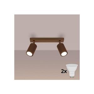 Brilagi - Spot LED CRESTO 2xGU10/10W/230V, maro imagine