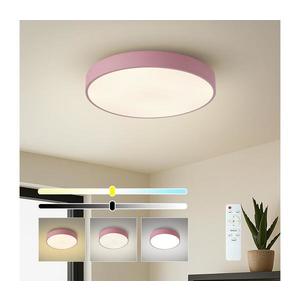 Brilagi - Plafonieră LED dimabilă POOL LED/48W/230V 3000-6000K 40 cm roz+telecomandă imagine