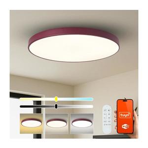 Brilagi-LED Corp de iluminat reglabil pentru piscină SMART LED 128W 230V 100 cm Wi‑Fi Tuya + telecomandă burgund imagine