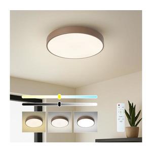 Brilagi - Plafonieră LED dimabilă POOL LED/36W/230V 3000-6000K 30 cm maro + telecomandă imagine