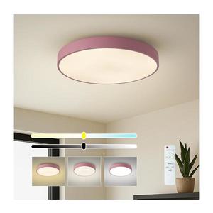Brilagi - Plafonieră LED dimabilă POOL LED/60W/230V 3000-6000K 50 cm roz+telecomandă imagine