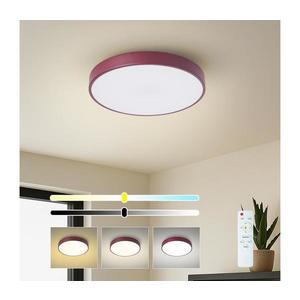 Brilagi LED Plafonieră dimerizabilă POOL LED/36W/230V 3000-6000K 30 cm bordo + telecomandă imagine