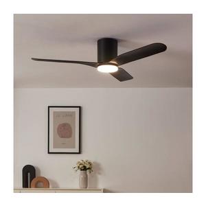 Eglo 35176 - lator de tavan dimerizabil KAWANA LED/17W/230V, Ø 132 cm, negru + telecomandă imagine