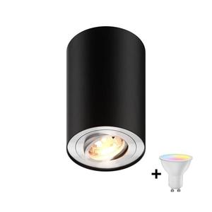 Zuma Line 89201-N - Spot LED RGBW dimmabil RONDOO 1xGU10/6W/230V negru + telecomandă imagine