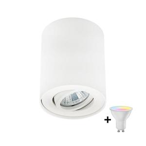 Zuma Line 20038-WH - Spot LED RGBW dimmabil RONDOO 1xGU10/6W/230V alb + telecomandă imagine