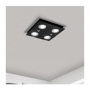 Plafonieră LED Eglo 33804 GRATTINO 4xGU10/2, 8W/230V 3000K negru imagine