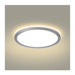 Brilagi - Plafonieră LED ULTRA SLIM pentru baie, 24 W, 230 V, Ø 42 cm, argintiu, IP54 imagine