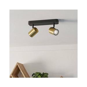 Eglo 300584 - Spot pentru baie CONSUMA 2xGU10/5W/230V IP44 negru/auriu imagine