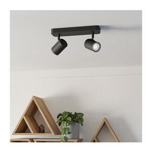 Eglo 300579 - Spot de baie CONSUMA, 2 x GU10, 5 W, 230 V, IP44, negru imagine