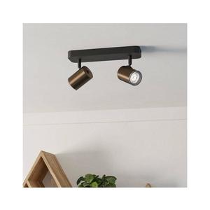 Eglo 300588 - Spot pentru baie CONSUMA 2xGU10/5W/230V IP44 negru/maro imagine