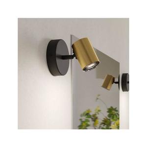 Aplica spot pentru baie Eglo CONSUMA 300583, 1x GU10/5W/230V, IP44, negru/auriu imagine