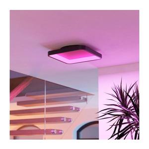 Eglo 901911 - LED RGBW Plafonieră dimabilă LORETELLO-Z LED/20W/230V 35x35cm negru imagine