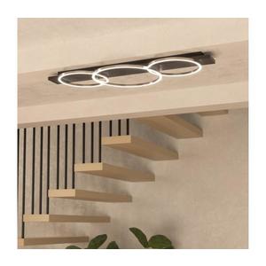 Eglo 33488 - Plafonieră LED BOYAL 2xLED/12W/230V + LED/12W neagră imagine