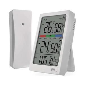 Termometru și higrometru digital, 2 x AAA, alb imagine