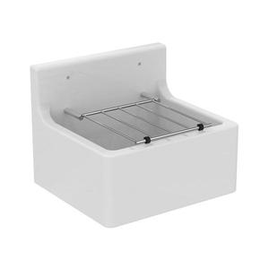 Ideal Standard S593901 - Chiuvetă suspendată DOURO 45, 5x38 cm ceramică/albă cu grilă de scurgere imagine