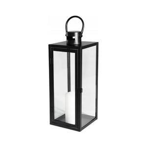 Felinar decorativ TOWER, 29 cm, negru imagine