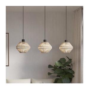 Eglo 44001 - Lustru suspendat cu cablu MIDSUMER, 3xE27/40W/230V, crem imagine