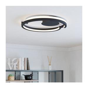 Eglo 901821-LED Plafonieră reglabilă MEZZOMONTE 2xLED/20W/230V Ø 48 cm neagră + telecomandă imagine