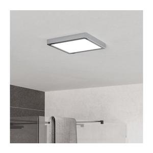 Eglo 901766 - Plafonieră LED pentru baie FUEVA, 10, 5 W, 230 V, 22 x 22 cm, IP44, crom imagine