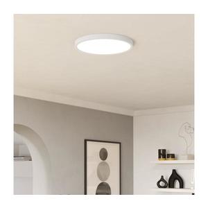 Eglo 901726 - Plafonieră LED RGBW FUEVA-Z, cu intensitate reglabilă, sticlă fumurie, LED/17, 5W/230V 39, 9cm IP44 albă imagine