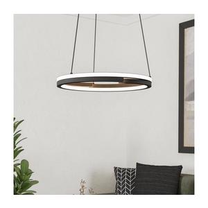 Eglo 901822 - Lustră LED reglabilă pe cablu MEZZOMONTE 2xLED/20W/230V negru + telecomandă imagine