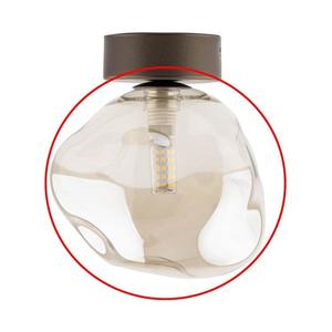 Sticlă de schimb pentru lustru și aplică de perete LAVA E27, bej fumuriu imagine