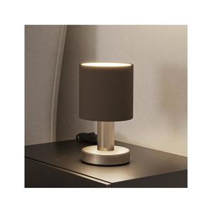 Eglo 31842 - Lampă de masă MONTETTO 1xE14/40W/230V maro/crom mat imagine