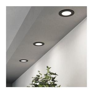 Eglo 901385 - Set 3x spoturi încastrate FUEVA, LED 3, 7 W, 230 V, Ø 8, 8 cm, negru imagine