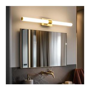 Brilagi - Aplica LED pentru oglindă de baie DIANA, 10 W, 230 V, IP44, auriu imagine