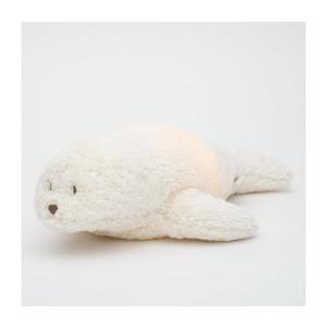 Moonie - Pluș pentru adormit cu melodie și lumină, Focă Organic Polar imagine
