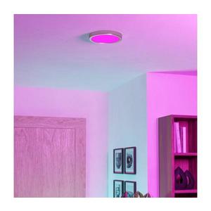 Eglo 901381 - Plafonieră LED FUEVA-Z RGBW dimabilă, sticlă fumurie, LED/11, 2W/230V 21, 1cm IP44 crom imagine