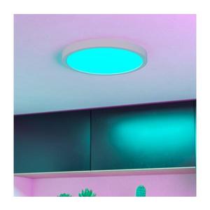 Eglo 901377 - Plafonieră LED RGBW dimabilă cu sticlă fumurie FUEVA-Z LED/14, 3W/230V 27, 8cm IP44 alb imagine