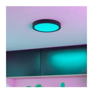 Eglo FUEVA-Z 901372 - Plafonieră LED RGBW reglabilă, sticlă fumurie, LED/11, 2W/230V 21, 1cm IP44 negru imagine