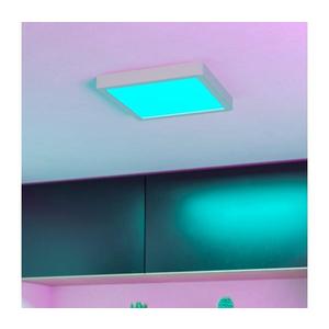 Eglo 901378 - Plafonieră LED RGBW reglabilă cu sticlă fumurie FUEVA-Z LED/10, 5W/230V 22x22cm IP44 alb imagine