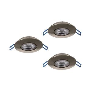 Eglo 300193 - Set 3x spoturi LED încastrate GEDREZ LED/4, 9W/230V Ø 9 cm crom imagine