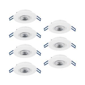 Eglo 300186 - Set 7x spoturi încastrate GEDREZ LED, 4, 9 W, 230 V, Ø 9 cm, alb imagine