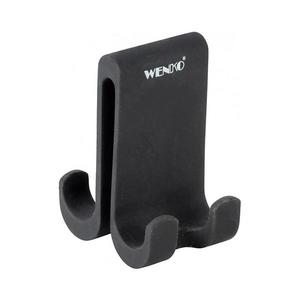 WENKO 25229100 - Cârlig VERNA DUO 5 x 9, 5 cm, negru imagine