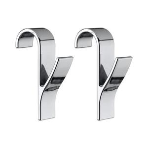 WENKO 4468162100 - Cârlige 2, 5 x 10, 5 cm, crom lucios imagine