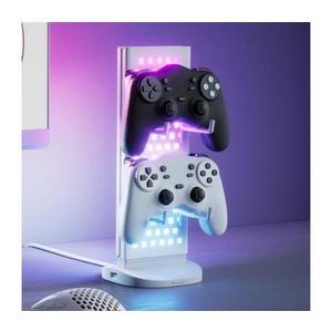 Nanoleaf NL7602K0001A023 - LED RGBIC, stație de încărcare desktop cu dimmer, 2700–6500 K, 5 V, alb imagine