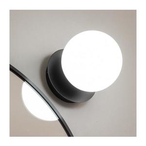 Brilagi - Aplica LED de perete pentru baie BALL, 6W, 230V, 3000/4000/6500K, IP44, neagră imagine