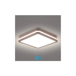 Brilagi-LED Lampă de exterior cu senzor BENE, LED 24 W, 230 V, 26 x 26 cm, maro, IP54 imagine