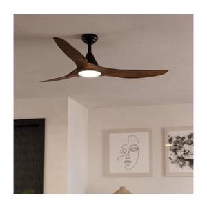 Eglo 35113 - lator de tavan LED PORTSEA, 19 W, 230 V, Ø 132 cm, maro, cu telecomandă imagine