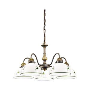 Lustră pe lanț Kolarz 731.85.100 NONNA 5xE27/75W/230V verde imagine