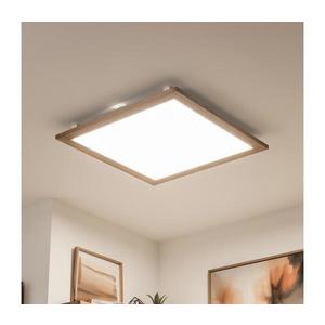 Brilagi - Corp de iluminat LED dimabil SLIMFRAME WOOD, 58W/230V, 64x64 cm + telecomandă imagine