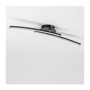 Plafonieră LED 2x6W/230V neagră imagine