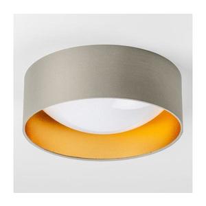 Plafonieră LED, 12W, 230V, Ø 32 cm, taupe/auriu imagine