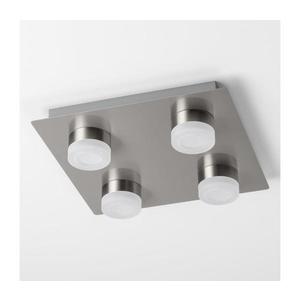 Plafonieră LED 4 x 4W, 230V, crom mat imagine
