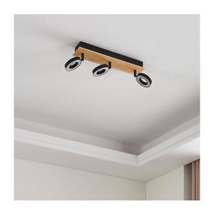 Eglo 901204 - Spot LED RIELVES 3xLED/4, 2W/230V negru/maro imagine